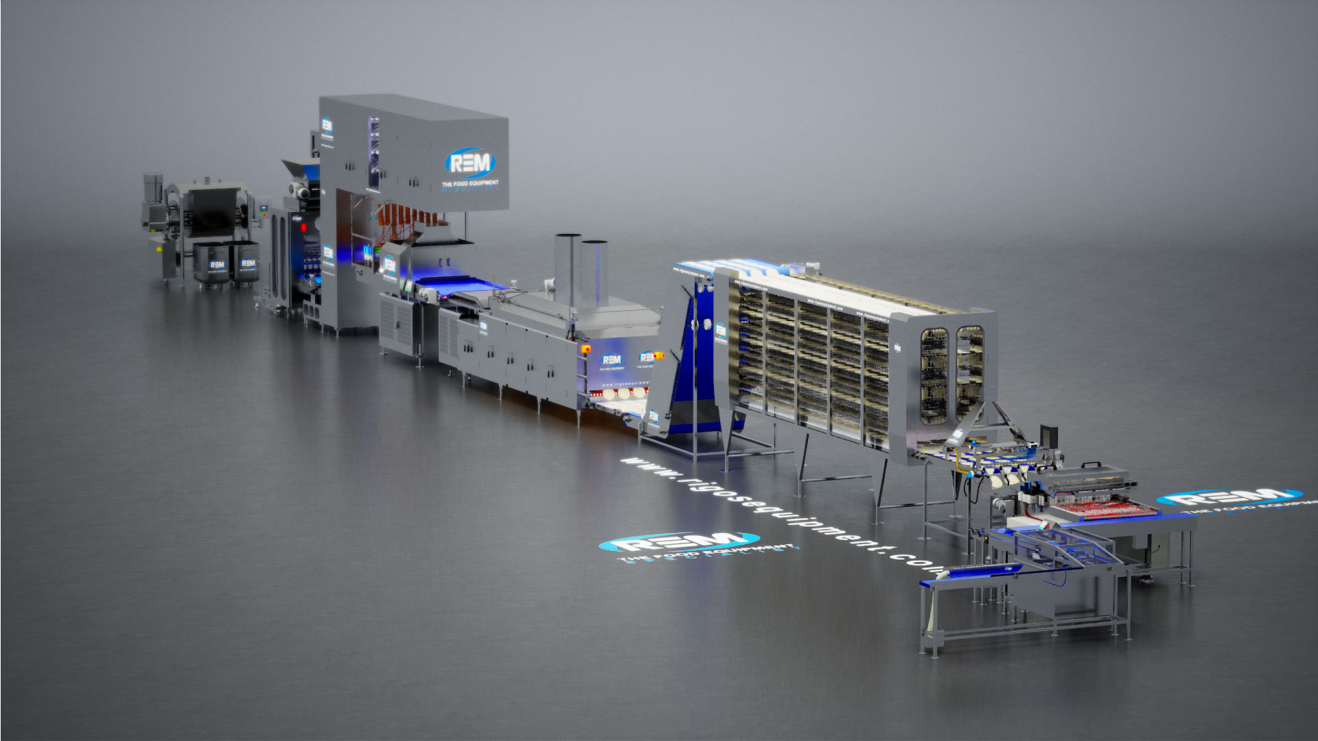 Tortilla production line equipment